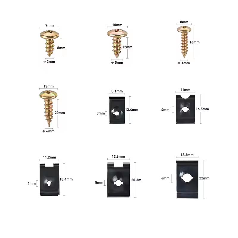 Automotive Metal Fasteners Clips